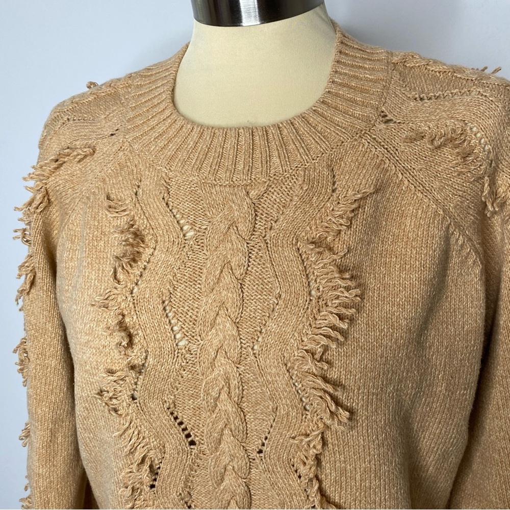 Rails Francis Fringe Sweater In Camel - image 3